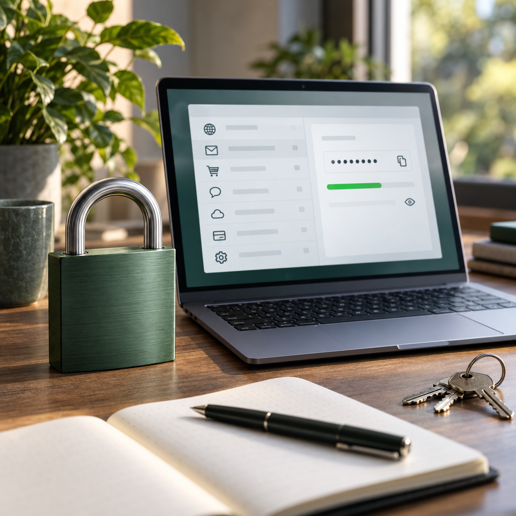 KI-generiertes Beispielbild zu KeePassXC Password Manager
